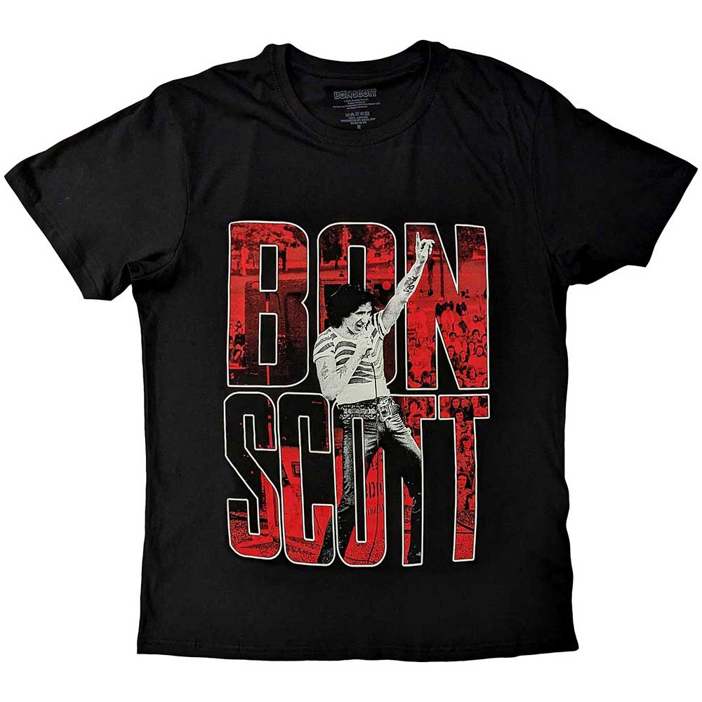AC/DC -UNISEX -  BON SCOTT - BIG TYPE          L & XL