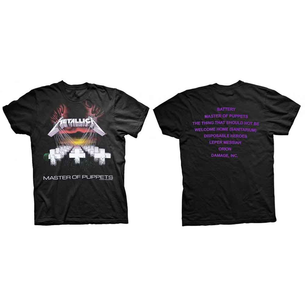 METALLICA UNISEX T SHIRT - MASTER of PUPPETS .....M L XL 2XL