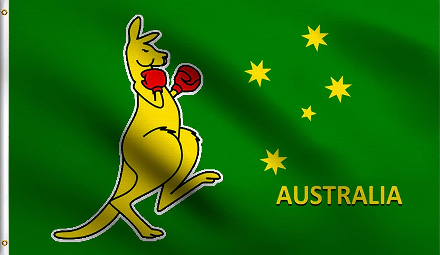 FLAG - BOXING KANGAROO