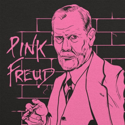 HUMOUR TEE PINK FREUD ..... LARGE