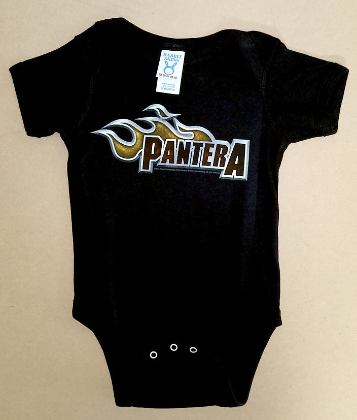 PANTERA - FLAMES....12 mth ROMPER