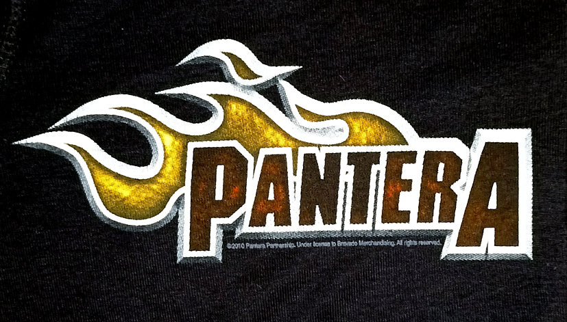 PANTERA - FLAMES....12 mth ROMPER