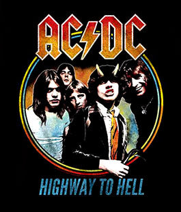 AC/DC - UNISEX - HIGHWAY TO HELL (TRICOLOUR) ..... L