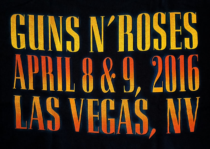GUNS 'N' ROSES - LAS VEGAS 2016 ----- XL