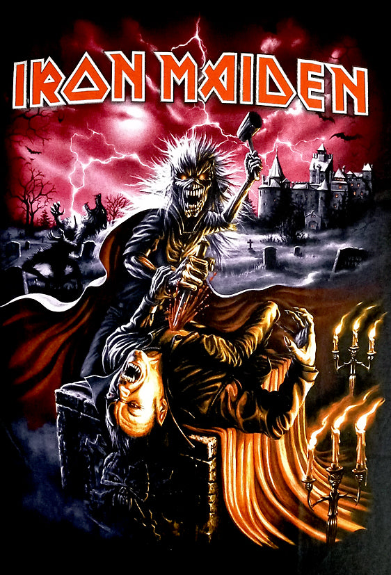 IRON MAIDEN -UNISEX T SHIRT - TRANSYLVANIA ----- L