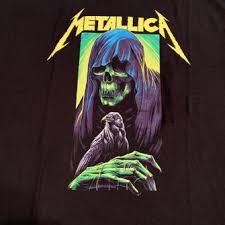 METALLICA UNISEX T SHIRT - CROW ------ L