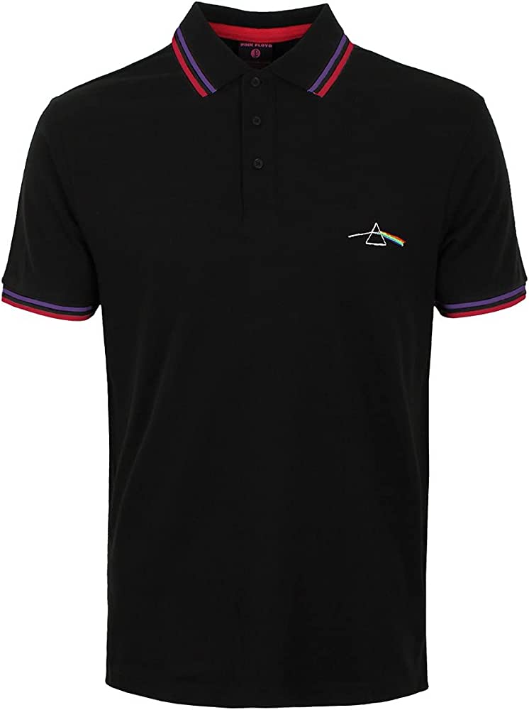 PINK FLOYD - DARK SIDE OF THE MOON LOGO POLO SHIRT .....XL