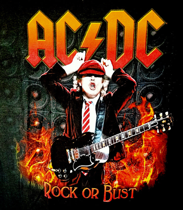 AC/DC -UNISEX -  ROCK or BUST (HIGHWAY TO NORTH AMERICA)....M