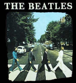 BEATLES, the  - UNISEX - ABBEY ROAD & LOGO .... L & XL