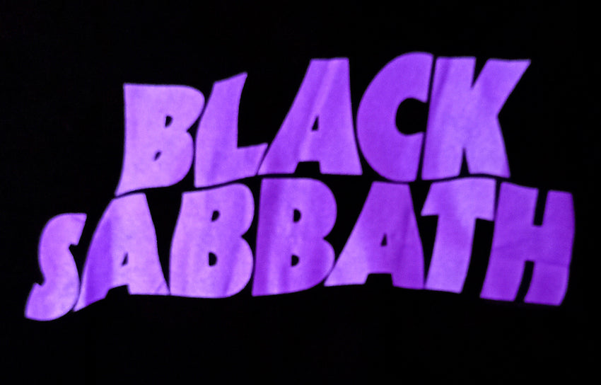 BLACK SABBATH - PURPLE LOGO  .....M (out of stock), L, XL, 2XL(out of stock)