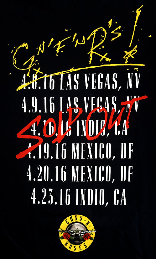 GUNS 'N' ROSES - G'N'F'N ROSES SOLD OUT ----- L