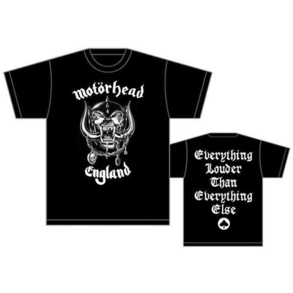 MOTORHEAD  - ENGLAND w BACKPRINT  .....M, L, XL, 2XL
