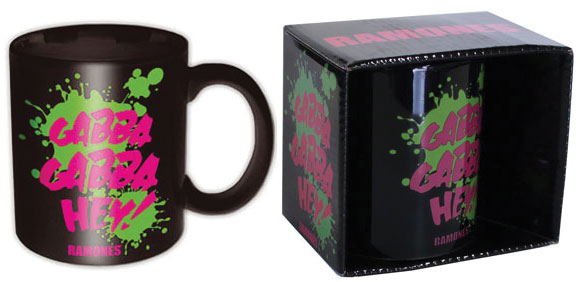 RAMONES - GABBA GABBA HEY BOXED 320 ml CERAMIC COFFEE MUG