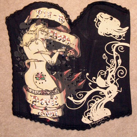 CORSET - PIN UP BODY, DEVIL SOUL Lg