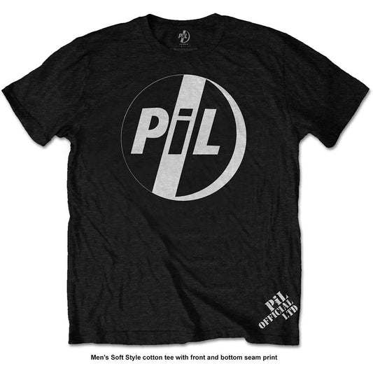 PIL - PUBLIC IMAGE LTD - WHITE LOGO  .....L & XL
