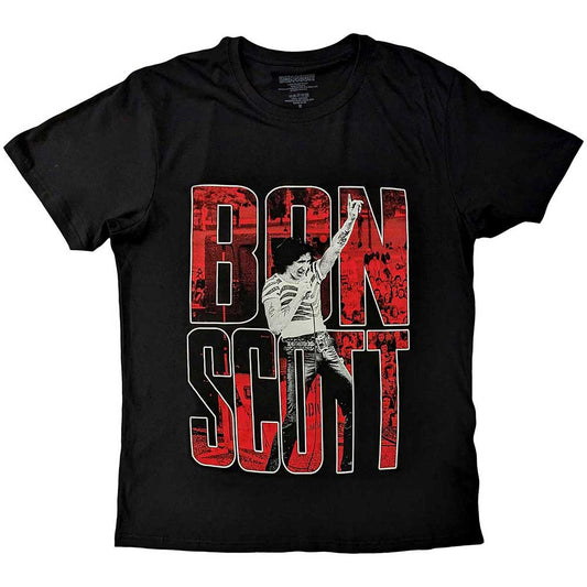 AC/DC -UNISEX -  BON SCOTT - BIG TYPE          L & XL