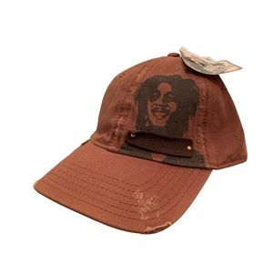 BOB MARLEY UNISEX ADJUSTABLE BASEBALL CAP: SMILING