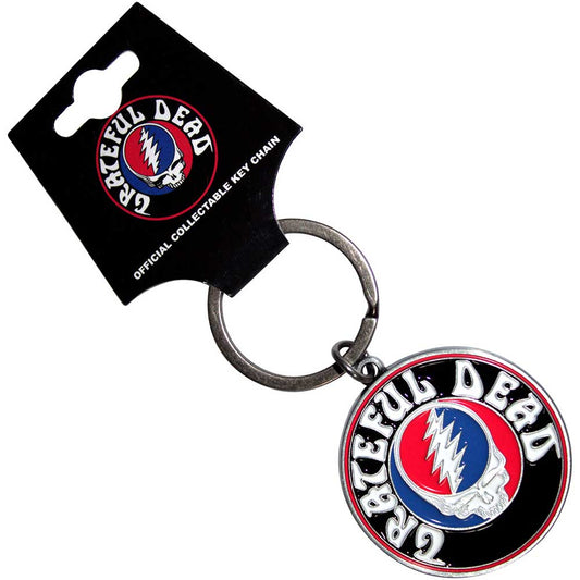 GRATEFUL DEAD - STEAL YOUR FACE LOGO KEYRING