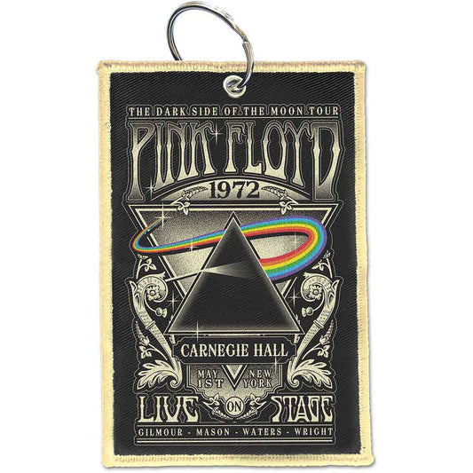 PINK FLOYD - CARNEGIE HALL WOVEN PATCH KEYRING