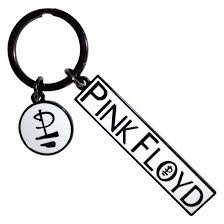 PINK FLOYD - DIVISION BELL LOGO & CHARM KEY RING