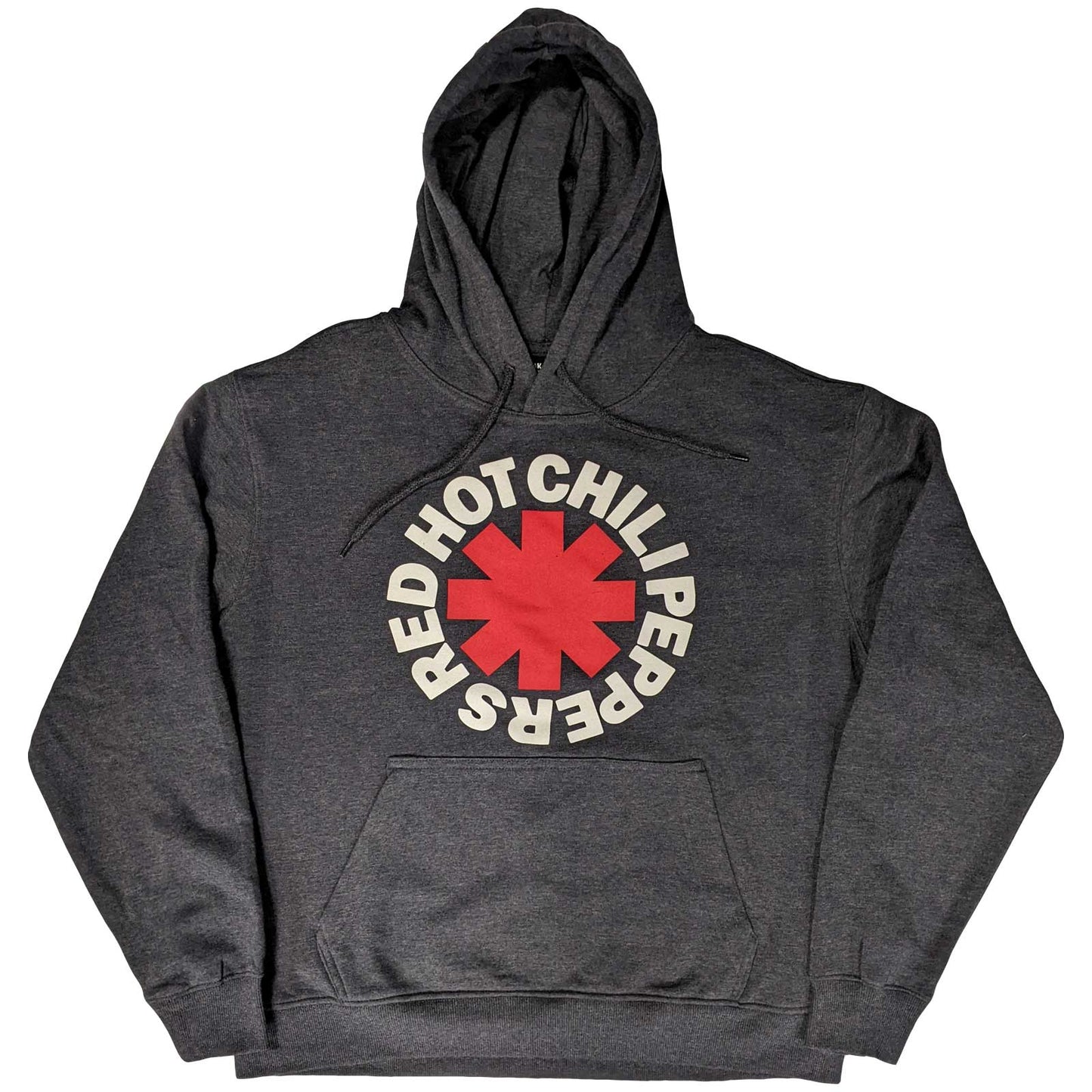RED HOT CHILI PEPPERS UNISEX PULLOVER HOODIE: CLASSIC ASTERIX .... L