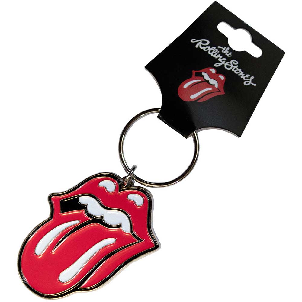 ROLLING STONES - CLASSIC TONGUE METAL KEYRING