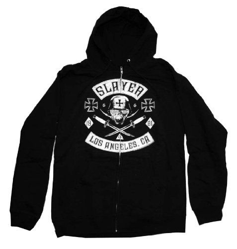 SLAYER "VINTAGE 81" UNISEX ZIP UP HOODIE - MEDIUM
