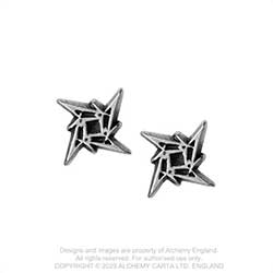 METALLICA  EARRINGS- NINJA STAR