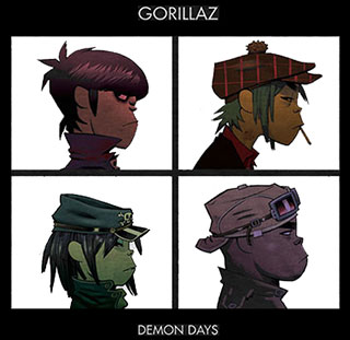 GORILLAZ - DEMON DAYS   ..... L  &  XL