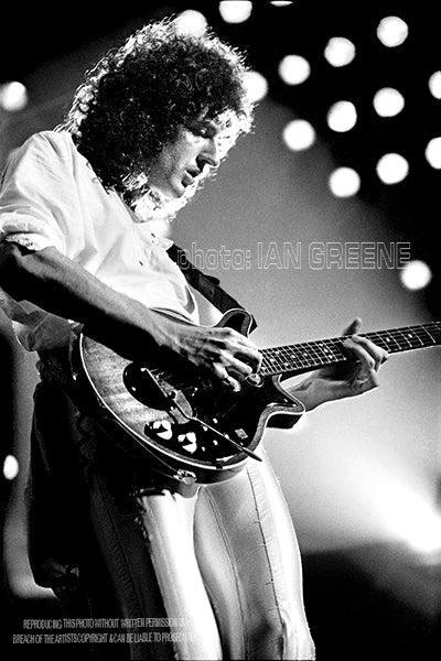 QUEEN - BRIAN MAY        (12" x 8")