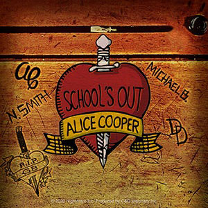 STICKER  ALICE COOPER "SCHOOL'S OUT"