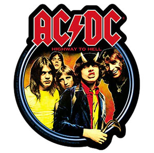AC/DC - STICKER - "HIGHWAY TO HELL"