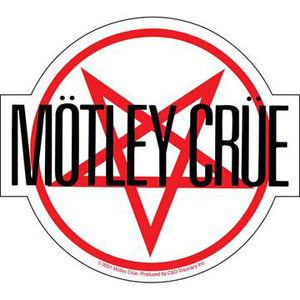 STICKER MOTLEY CRUE "STAR LOGO"