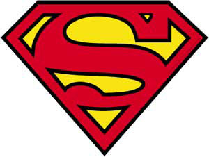 STICKER SUPERMAN "STANDARD LOGO"