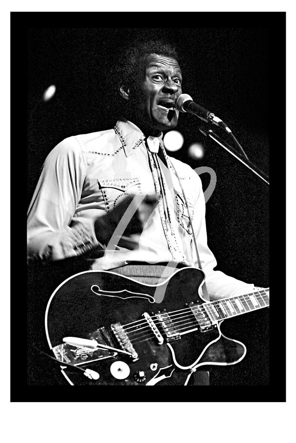 PHOTO - CHUCK BERRY #1    ( 9.5" x 6.5" & 12" x 8.5" )