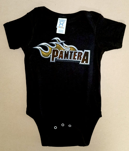 PANTERA - FLAMES....12 mth ROMPER