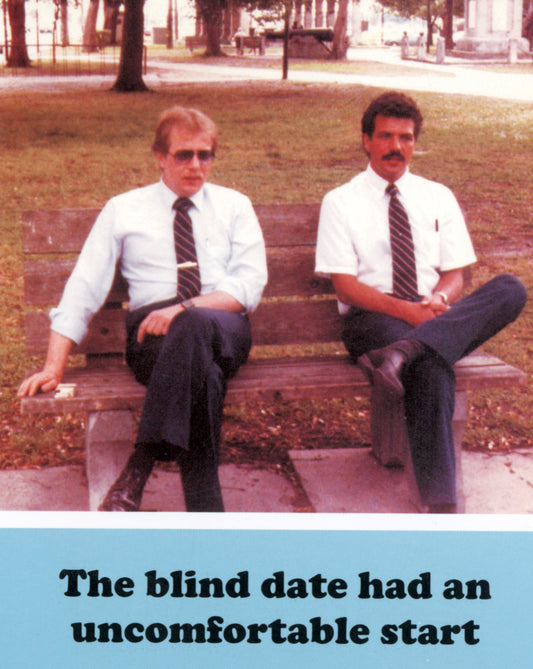 BLANK CARD  BLIND DATE