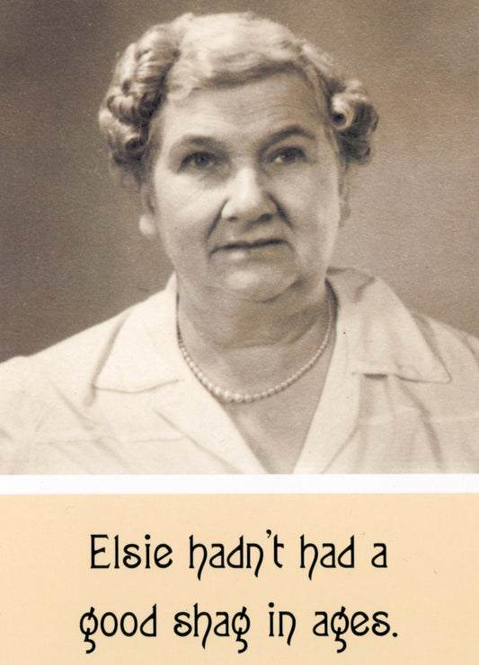 BLANK CARD ELSIE
