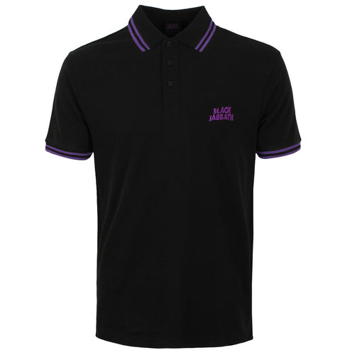 BLACK SABBATH - WAVY LOGO POLO SHIRT .....XL