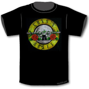 GUNS 'N' ROSES - DISTRESSED LOGO ....med only