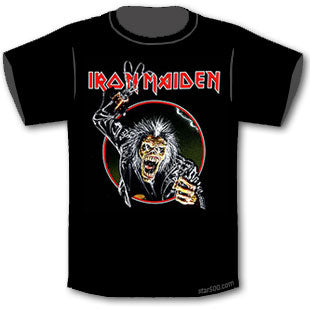 IRON MAIDEN - UNISEX T SHIRT - EDDIE HOOK ----- XL