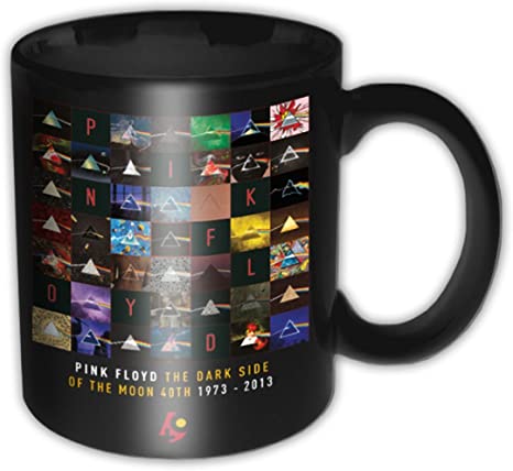 COFFEE MUG PINK FLOYD - 40th ANN.  DARK SIDE of the MOON BOXED 320 ml CERAMIC