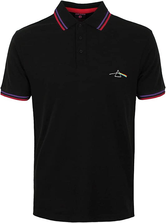 PINK FLOYD - DARK SIDE OF THE MOON LOGO POLO SHIRT .....XL