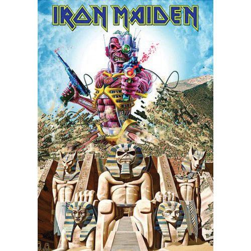 POSTCARD IRON MAIDEN - SOMEWHERE BACK IN TIME