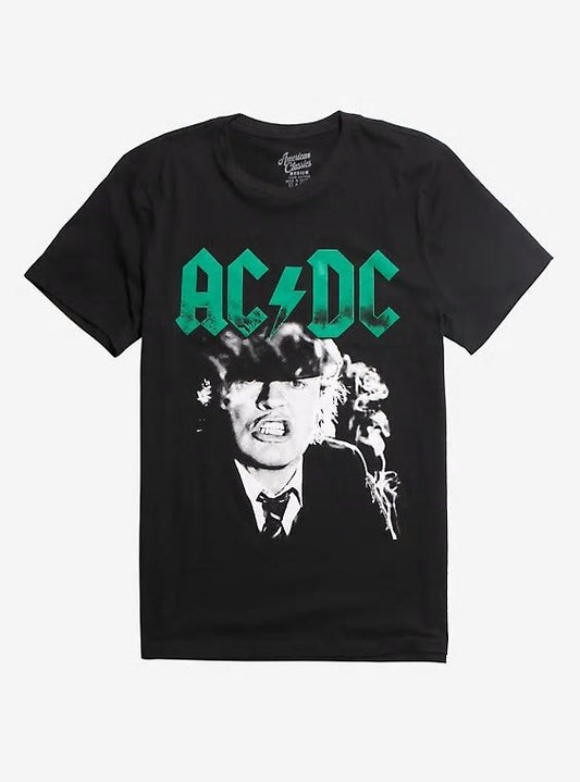 AC/DC - UNISEX - ANGUS YOUNG PORTRAIT .....L
