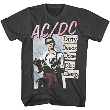 AC/DC - UNISEX - DIRTY DEEDS ..... L