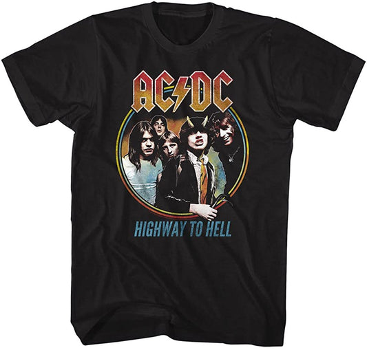 AC/DC - UNISEX - HIGHWAY TO HELL (TRICOLOUR) ..... L