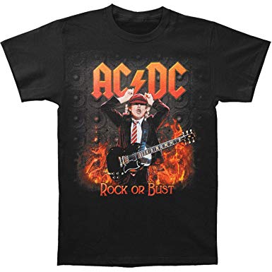 AC/DC -UNISEX -  ROCK or BUST (HIGHWAY TO NORTH AMERICA)....M