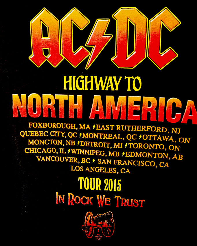 AC/DC - ROCK or BUST (HIGHWAY TO NORTH AMERICA)....M