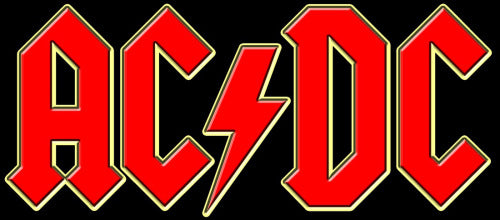 AC/DC - THUNDER LOGO ..... M
